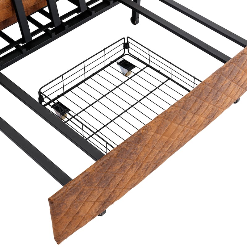 Modern Velvet Loveseat Couch with Pull Out Bed