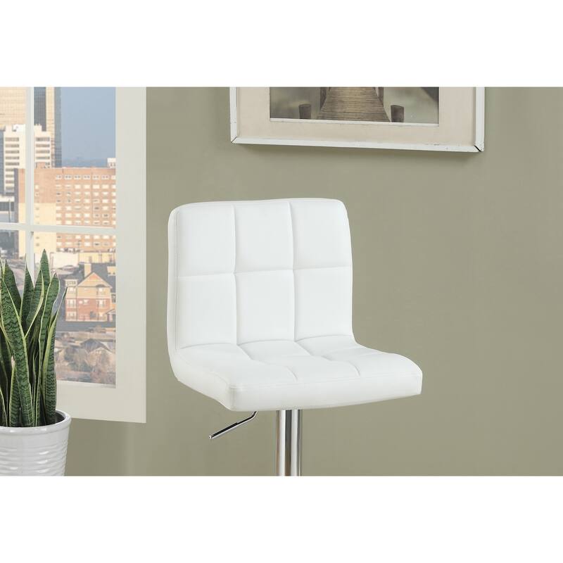 Bar Stool Counter Height Chairs Set of 2 Adjustable Height Swivel Stool