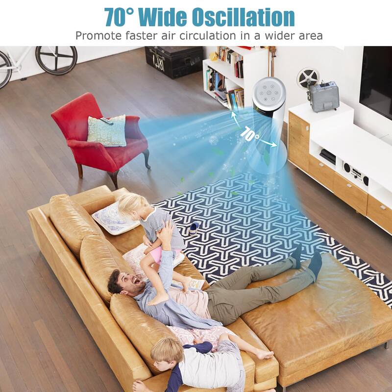 Costway 41'' Evaporative Air Cooler Quiet Cooling Oscillating Fan with - See Details