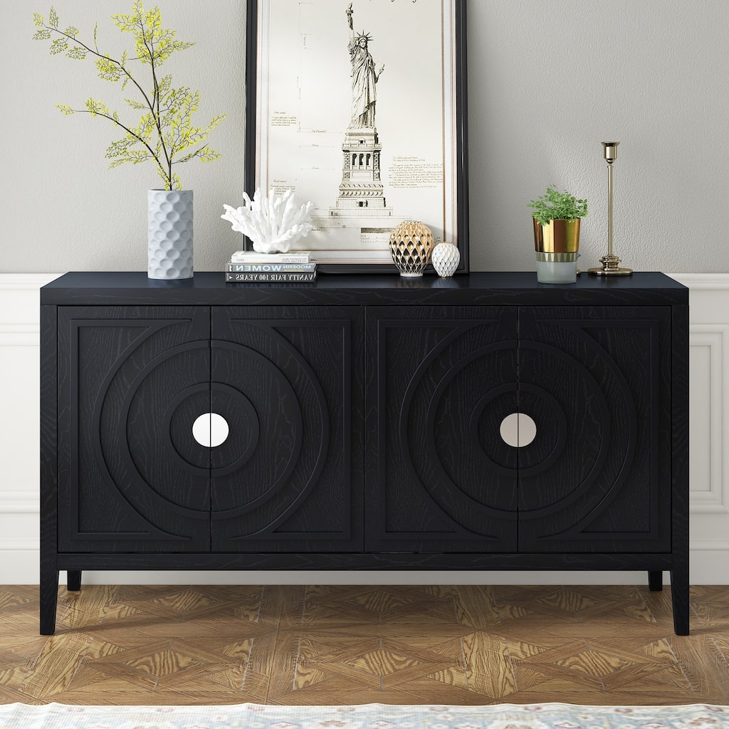 Vintage Sideboard Door Style Dining Sideboard