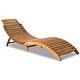 vidaXL Sun Lounger Solid Acacia Wood - 74.8" x 23.6" x 20.1" - Thumbnail 0