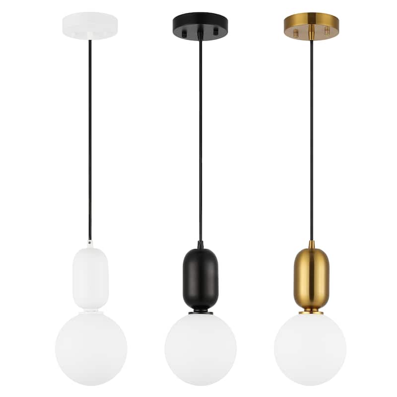 SAFAVIEH Kobie 6-inch Pendant Light Set Of 3 - 6 In. W x 6 In. D x 13-72 In. H - Assorted - 6Wx6Dx72H
