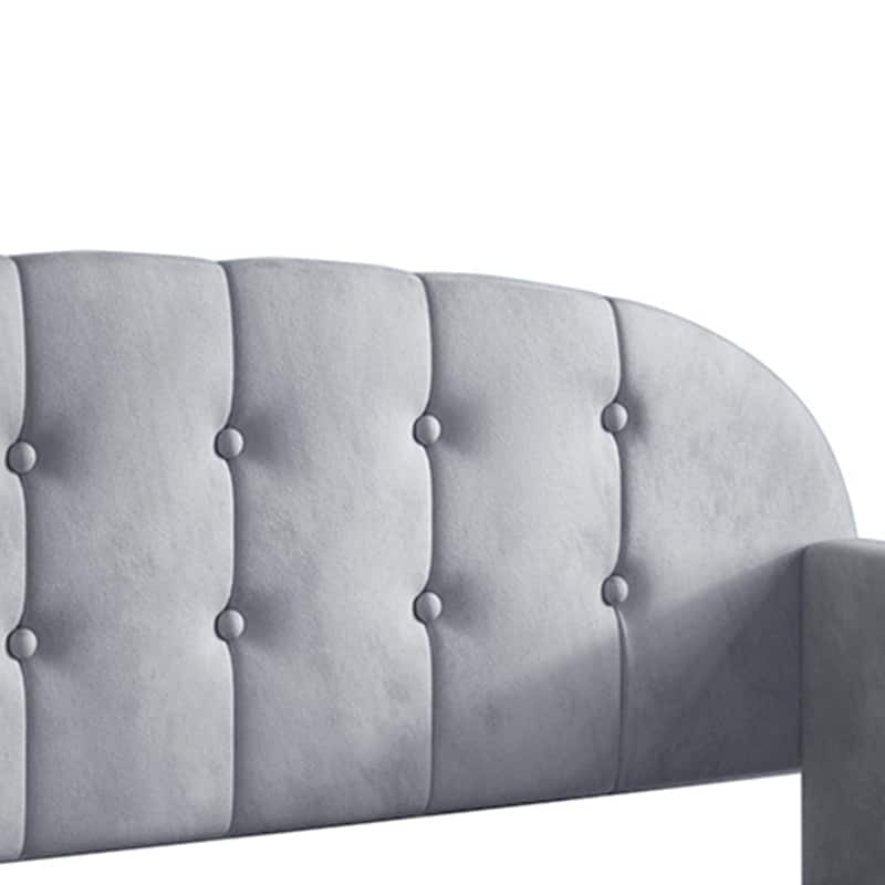 CraftPorch Modern Velvet Twin Size Daybed with Storage