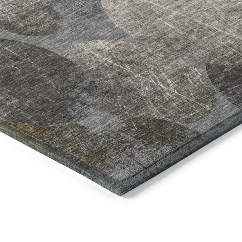 Vana Modern Art-Inspired Weather Resistant Blended Style Runner Outdoor Rug