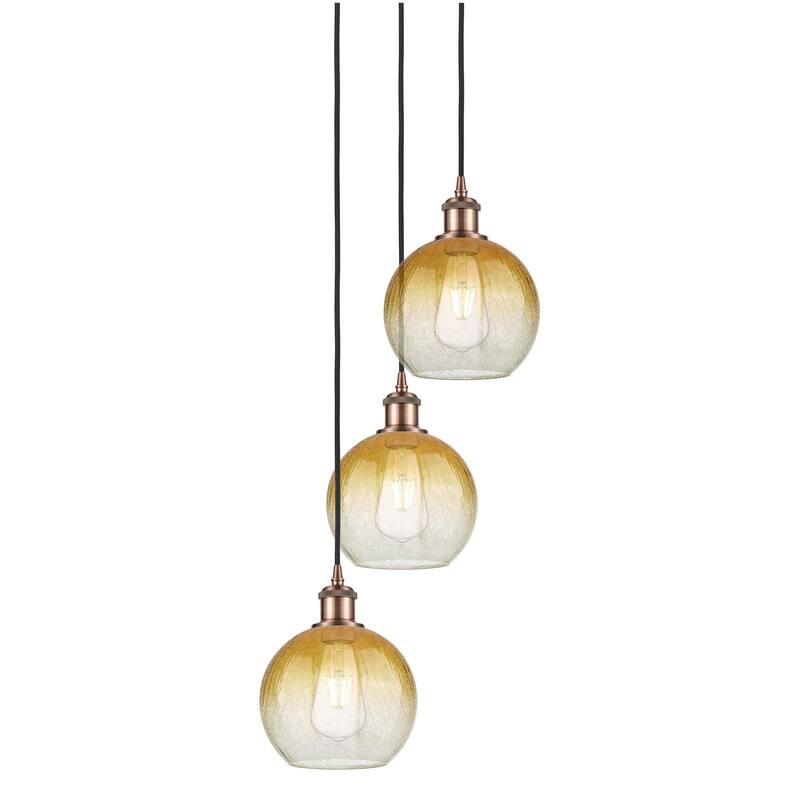 Innovations Lighting 113B-3P-31-15 Brookhaven Globe Pendant Brookhaven