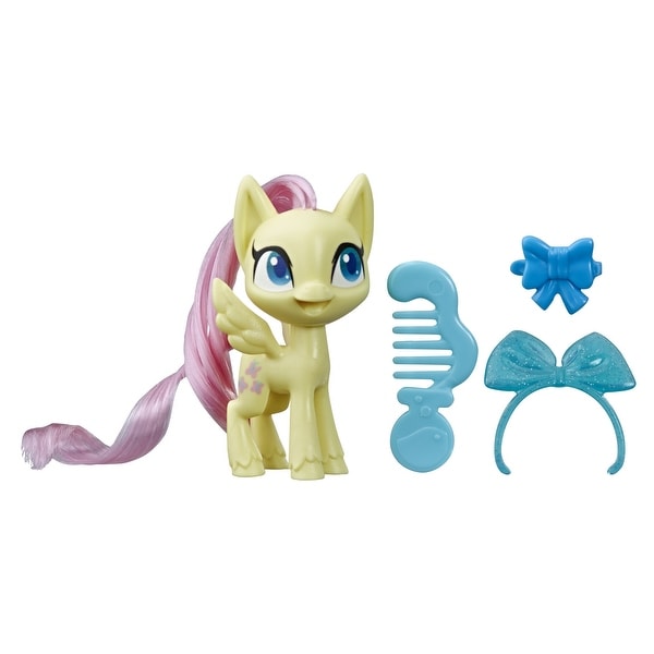 My Little Pony Fluttershy Potion Pony Figure -- 3-Inch Yellow Pony Toy With Brushable Hair, Comb, And Accessories. Opens flyout.
