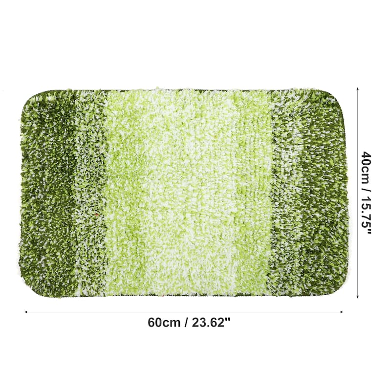 1 Pcs Polyester Bathroom Mat Non Slip Soft Bath Mats Rugs, Machine Washable