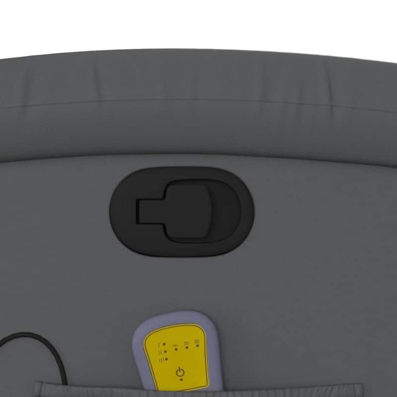 vidaXL Massage Recliner Chair Faux Leather, Metal, Plywood Standard