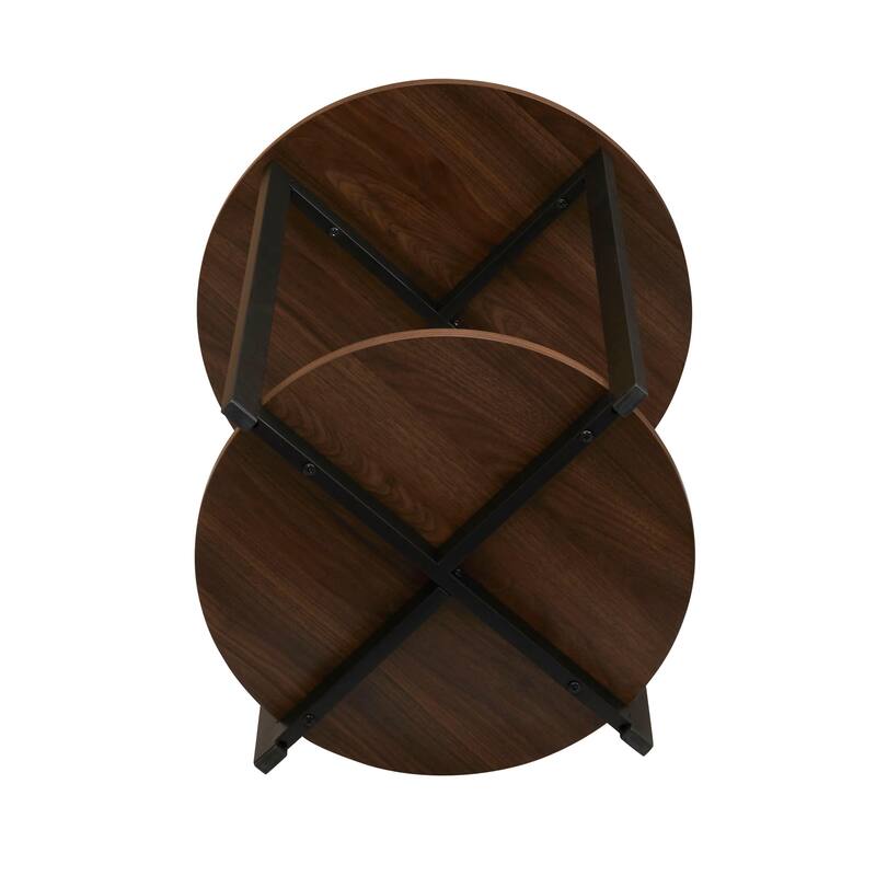 Jamestown Side End Table with Storage Shelf