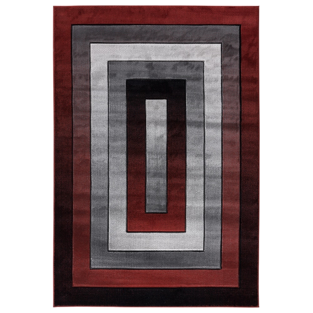 Orelsi Collection Abstract Area Rug