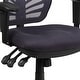 preview thumbnail 24 of 164, Nicholas Mid-Back Blue Mesh Multifunction Executive Swivel Ergonomic Office Chair with Adjustable Arms