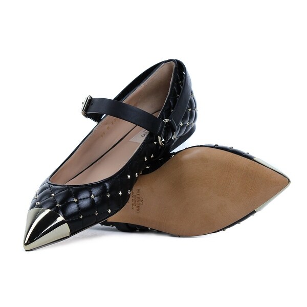 valentino studded ballet flats