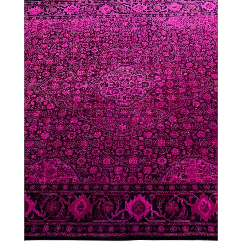 Fine Vibrance One-of-a-Kind Handmade Area Rug - Pink, 4' 10" x 6' 6" - 4' 10" x 6' 6"