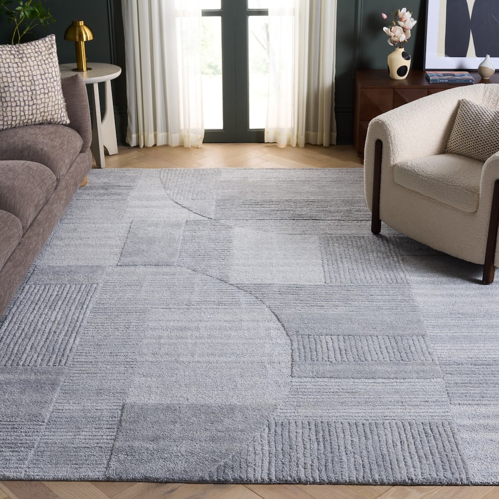 SAFAVIEH Handmade Harvest Valbona Modern Contemporary Wool Rug