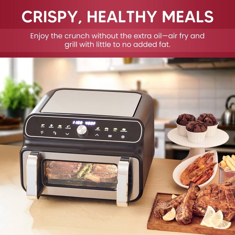 EAFL1000 11.5 Qt Indoor Grill & Air Fryer Oven - 11.5 qt