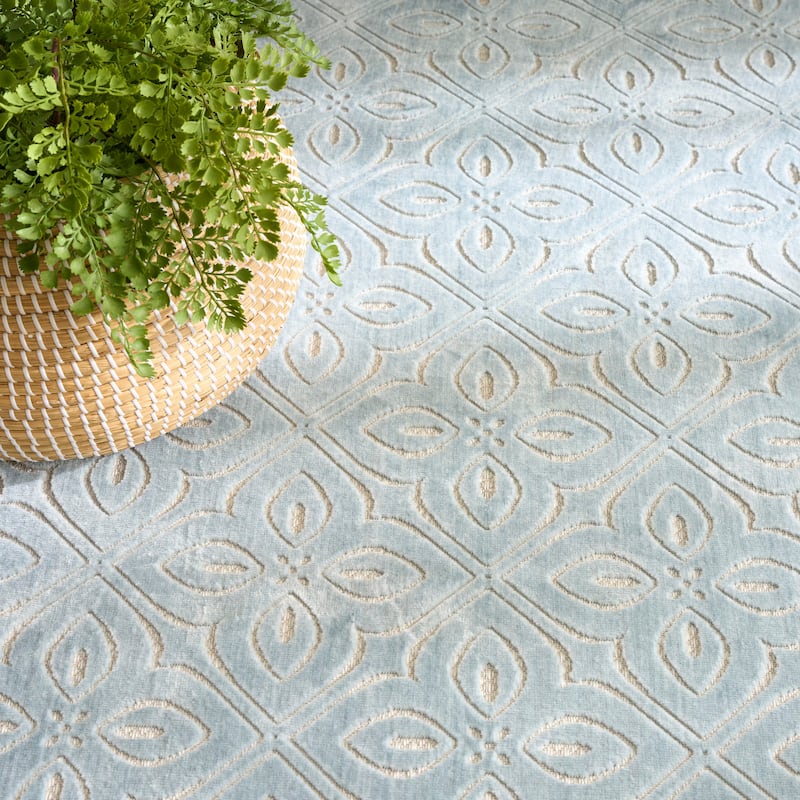 Nourison Washable Charm Indoor only Floral Area Rug