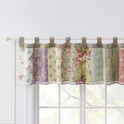 Greenland Home Fashions Blooming Prairie Valance Patchwork