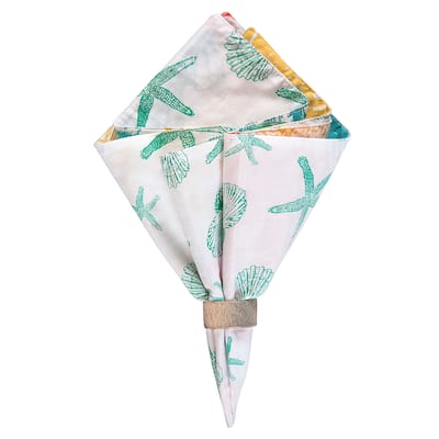 Captiva Island Cotton Reversible Napkin Set of 6 - Set of 6