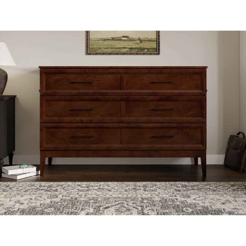 Solid Wood Murphy Bed Chest with Mattress & Charger - Twin, Full Sizes - Space Saving Furniture