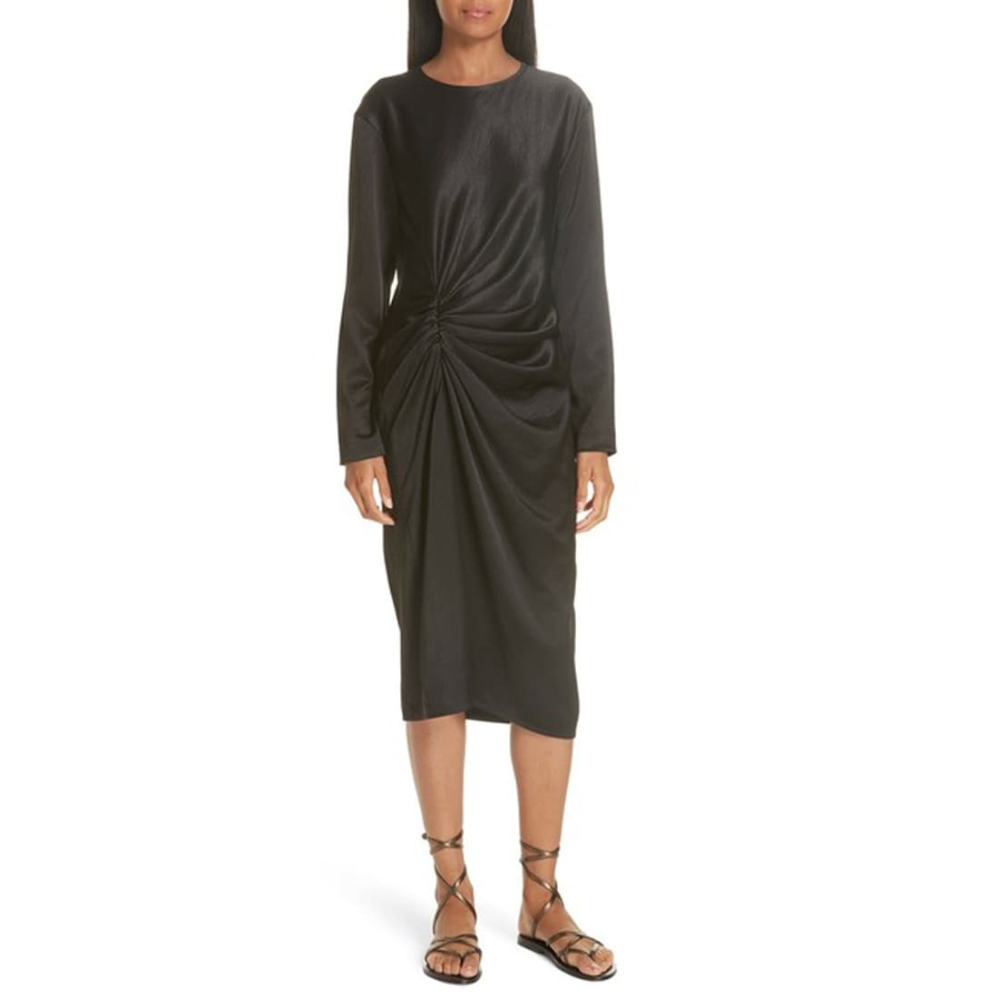 helmut lang black dress