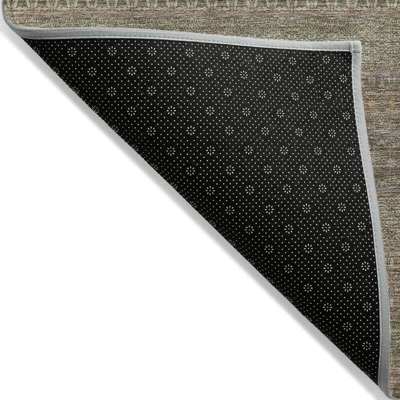 Pafi Stripe Weather Resistant Blended Style Outdoor Rug