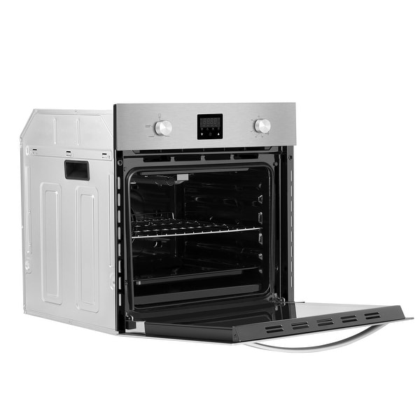 24 gas wall oven stainless steel