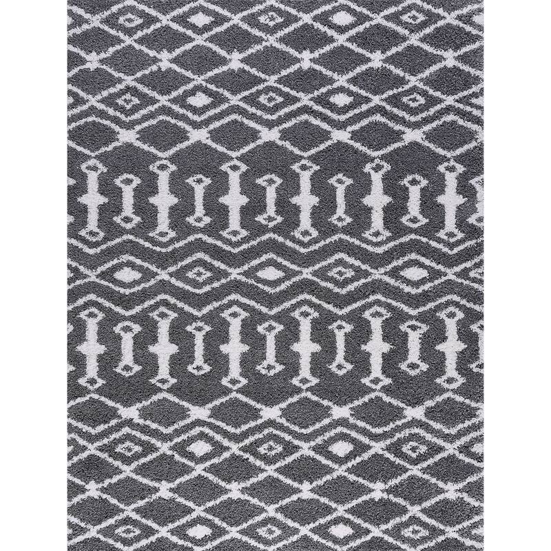 Joy Shag Mediterranean Geometric Indoor Area Rug