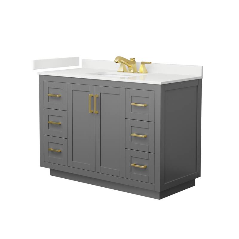 Wyndham Collection WCF292948S-QTZ-US3MXX Miranda 48" Free Standing