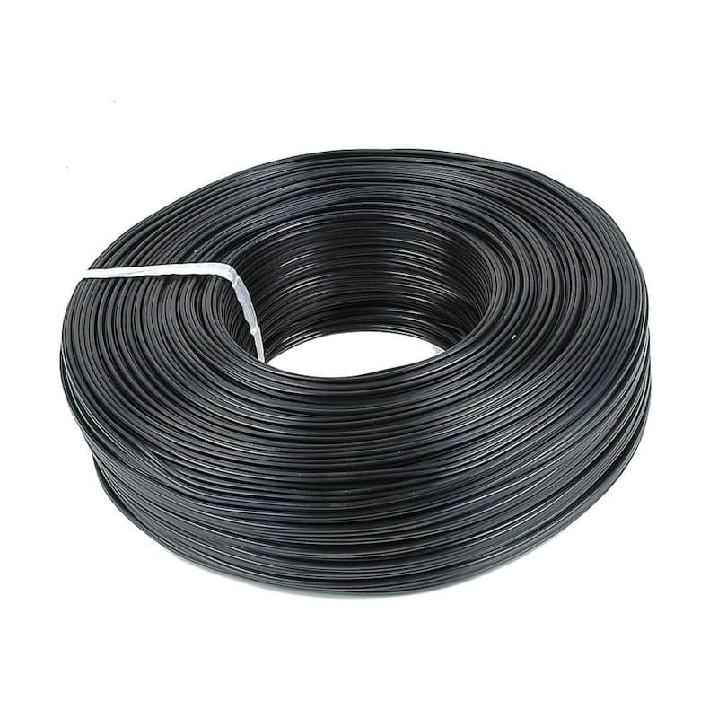 Novelty Lights 500 Foot Zip Cord Wire, Black, 18 Gauge, SPT-2 - Large - String Lights - Black