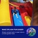 preview thumbnail 3 of 7, HeroKiddo 15' Pirate Ship Commercial Grade Inflatable Water Slide Playset (No Blower Included), Lightweight, Kids Outdoor Fun