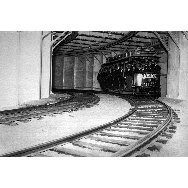 Conducters in Training Black and White Gallery Wrapped Canvas