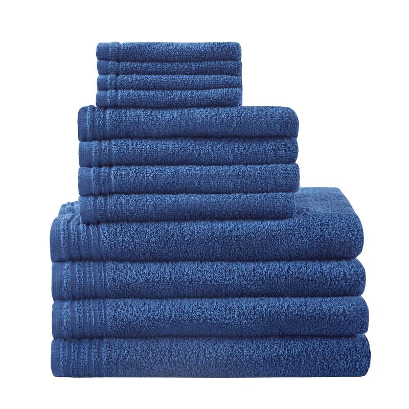 510 Design Big Bundle 100% Cotton Quick Dry 12 Piece Bath Towel Set