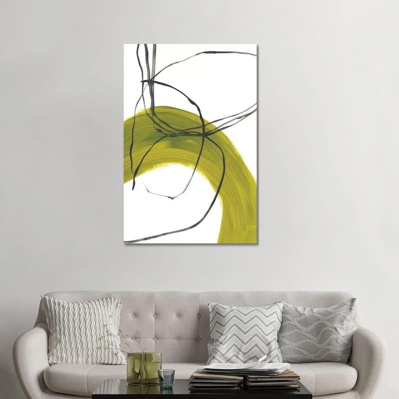 iCanvas "Citron Fusion No. 1" by Bronwyn Baker Canvas Print - 48x32x1.5