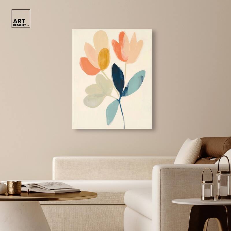 Meadow Motif Canvas by Art Remedy, Gallery Wrapped