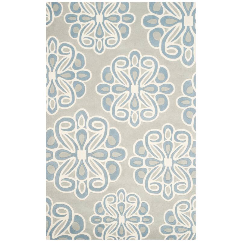 SAFAVIEH Handmade Chatham Vineta Modern Wool Rug