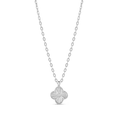 SHYMI Mini Fluted Clover Necklace