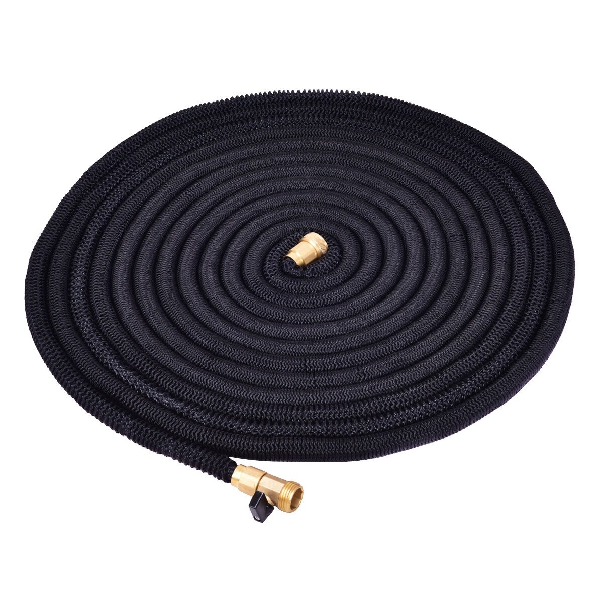 Shop Costway 75ft Expanding Flexible Water Hose Pipe Home Garden Hose Watering Black Overstock 16565453