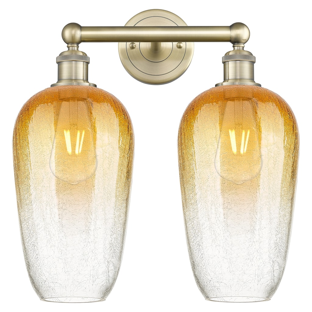Innovations Lighting 616-2W-18-16 Brookhaven Flute Vanity Brookhaven