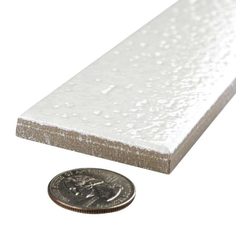 Merola Tile Muretto Tostato Glossy 2" x 10" Porcelain Floor and Wall Tile