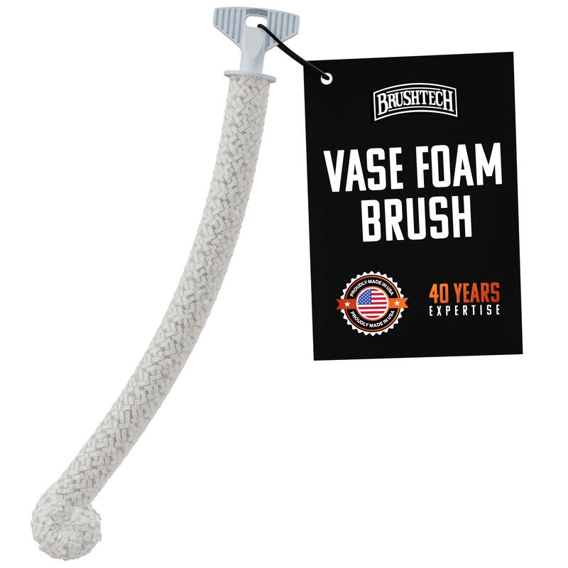 Brushtech Vase Foam Brush - 16.5" Long - 16.5" Long