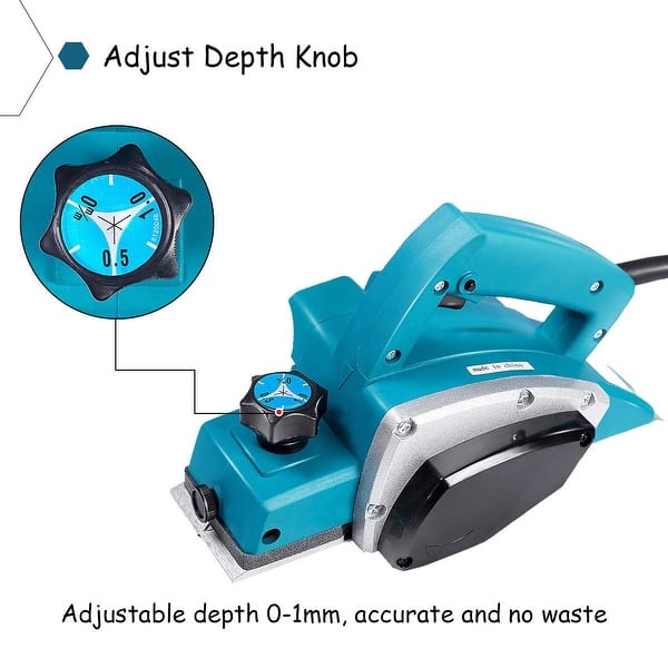 Shop Gopus Powerful Electric Wood Planer Door Plane Hand Held