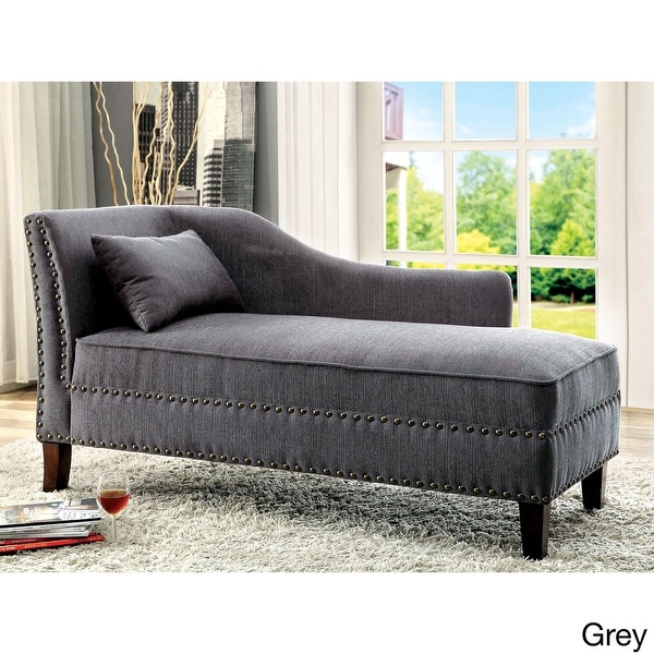 Furniture of America Sing Transitional Fabric Chaise Lounge. Opens flyout.