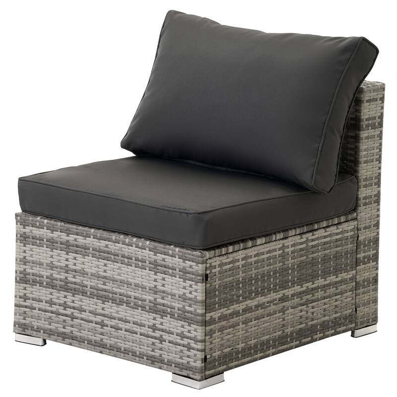 7 Pieces Outdoor Conversation Sets Patio Sectional Furniture Set--Clearance