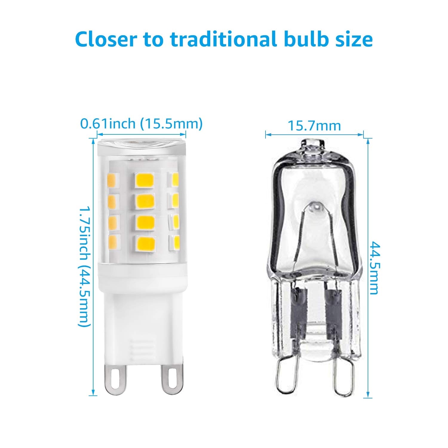 6 Pack 2W G9 LED All Round Beam Angle Light Bulb Surge Protect 3000K 1 Bed Bath Beyond 28386464