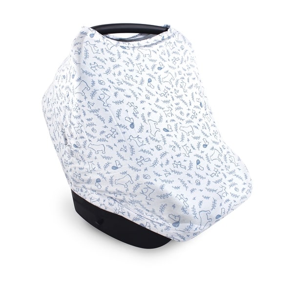 slide 1 of 1, Yoga Sprout Baby Boy Multi-use Car Seat Canopy, Forest, One Size - Forest Forest