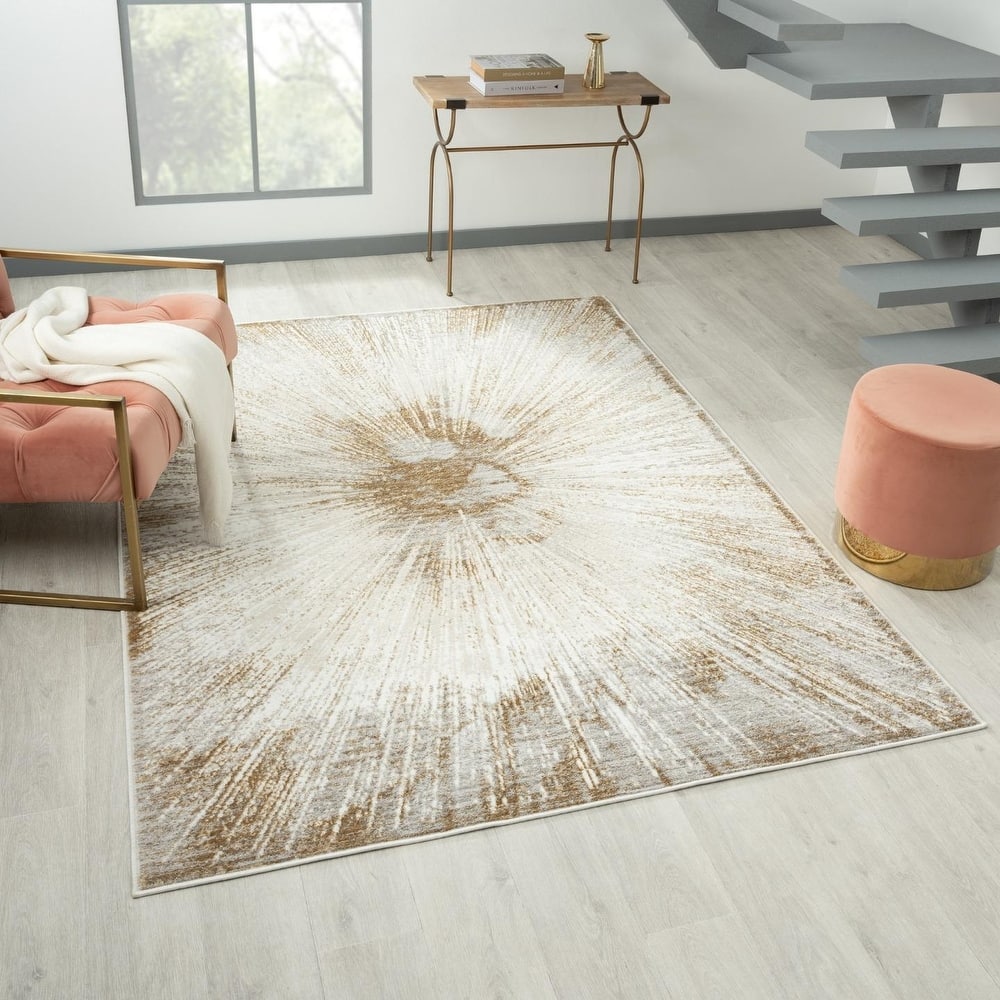 Luxe Weavers Modern Spark Living Room Area Rug