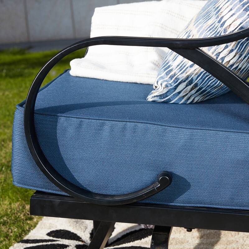 Patio Festival Outdoor Cushioned Rocking-Motion Chair