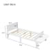 Twin Size Stylish And Minimalistic Design Bed with Bed-end Bench,Book ...