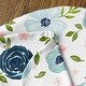 preview thumbnail 4 of 4, Watercolor Floral Collection Girl Baby Cocoon and Beanie Hat Sleep Sack - 2pc Set - Navy Blue Pink Boho Shabby Chic Rose Flower