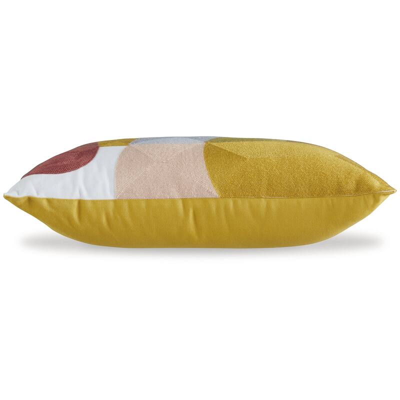 Signature Design by Ashley Varness Gray/Yellow Pillow (Set of 4)